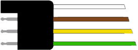 Flat 4-way plug diagram